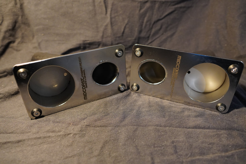 Midcoast Stainless Cup & Rod holder (Pair)