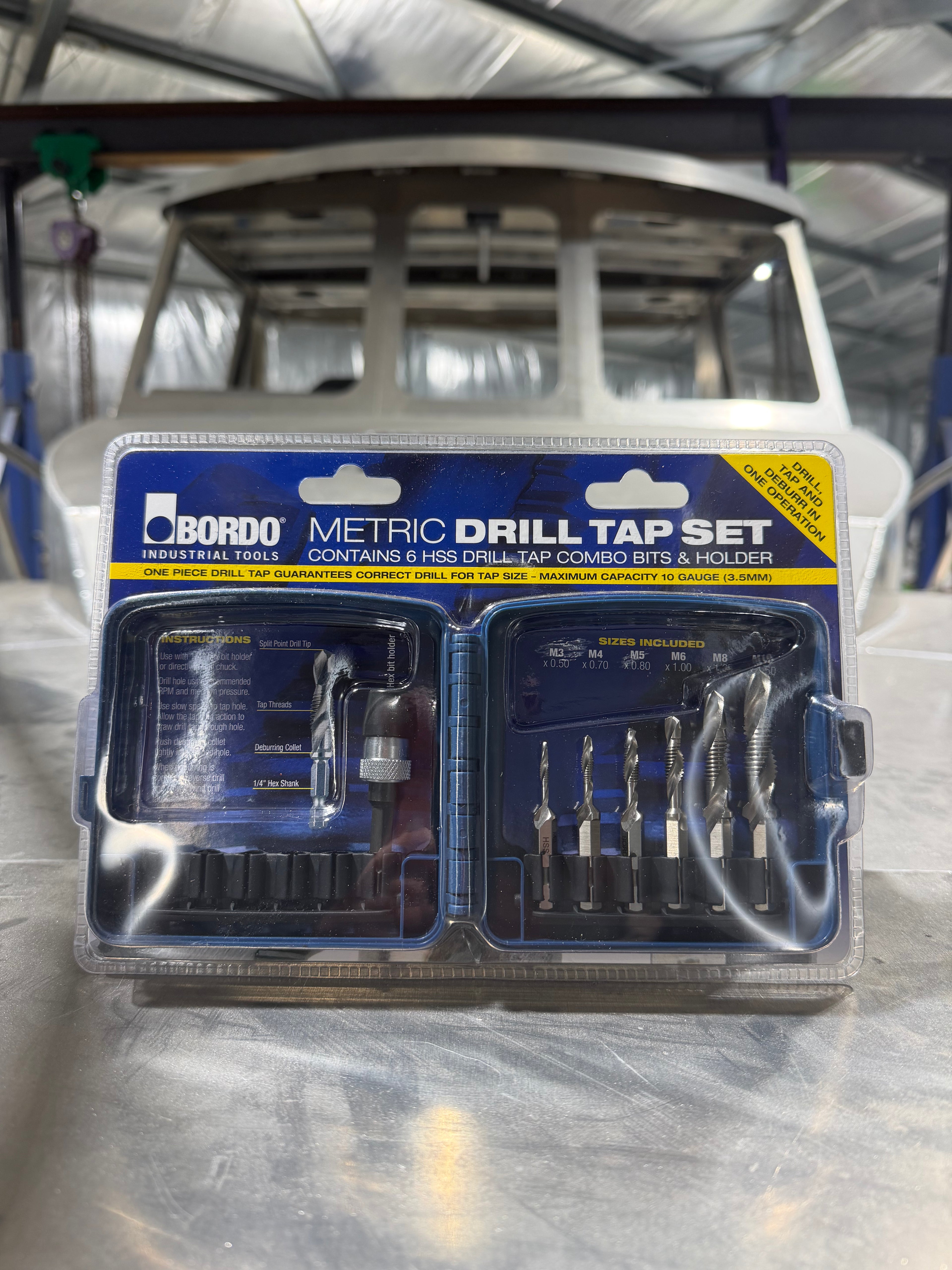 Bordo Drill &amp; Tap Combo Set – M3, M4, M5, M6, M8 &amp; M10
