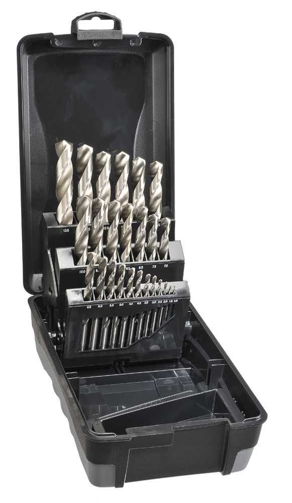 Saber 25 Piece Bright HSS Jobber Drill Set