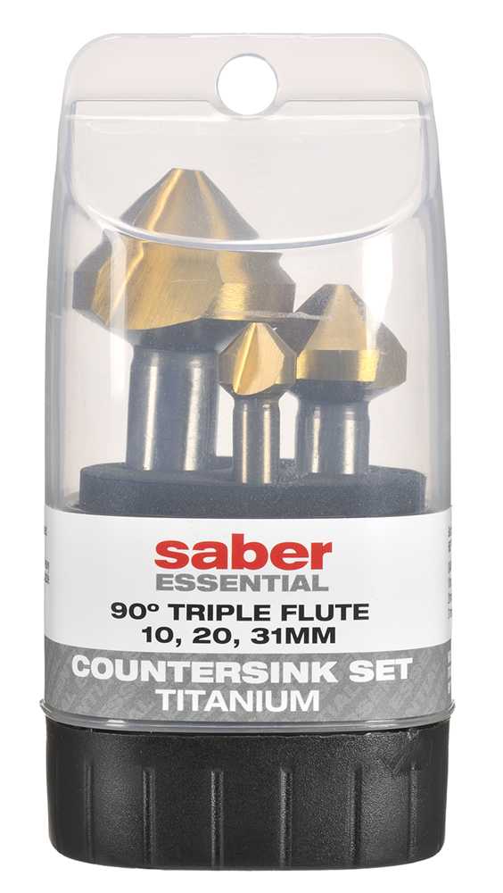 Countersink Set TiN Coated