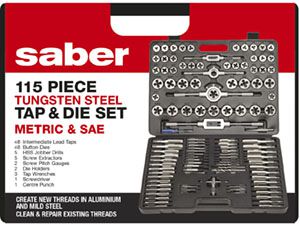 Saber S1 Tap and Die Set - Metric & SAE