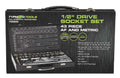 43 Piece 1/2" Drive Metric & Imperial Socket Set