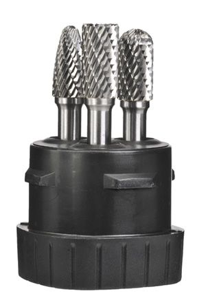 3 Piece 3/8" Head Burr Set - Saber